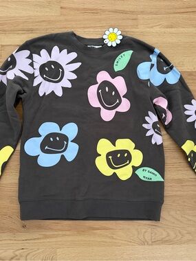 By Samii Ryan x Smiley Crewneck Sweatshirt - NWT